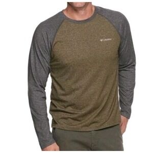 NWT Columbia Omni-Wick Thistledown Park Raglan Shirt Olive Green Size XXL
